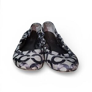 Coach Monochrome Signature Flats
